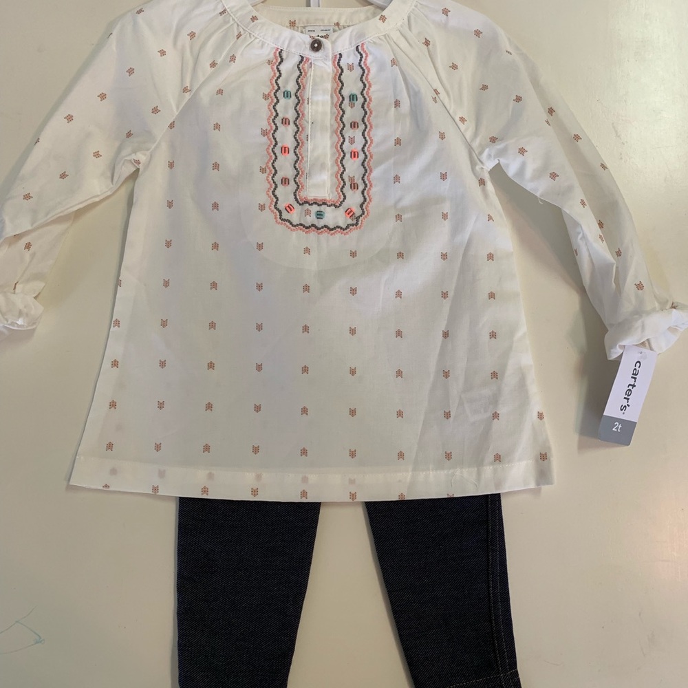 Top and jeggings